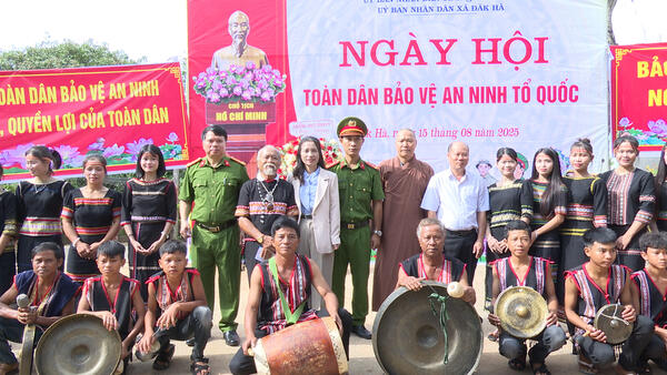 Ngày hội toàn dân bảo vệ an ninh tổ quốc tại xã Đăk Hà